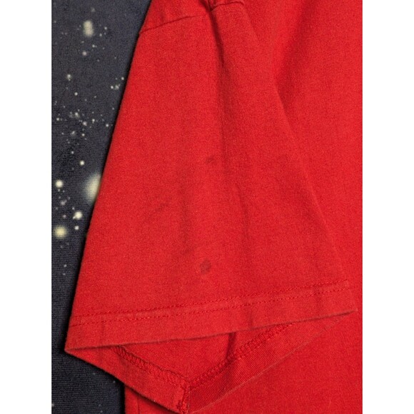 Red Grim Reaper King of Spades Skeleton Graphic Tee XL Streetwear Skater Punk - Picture 3 of 8